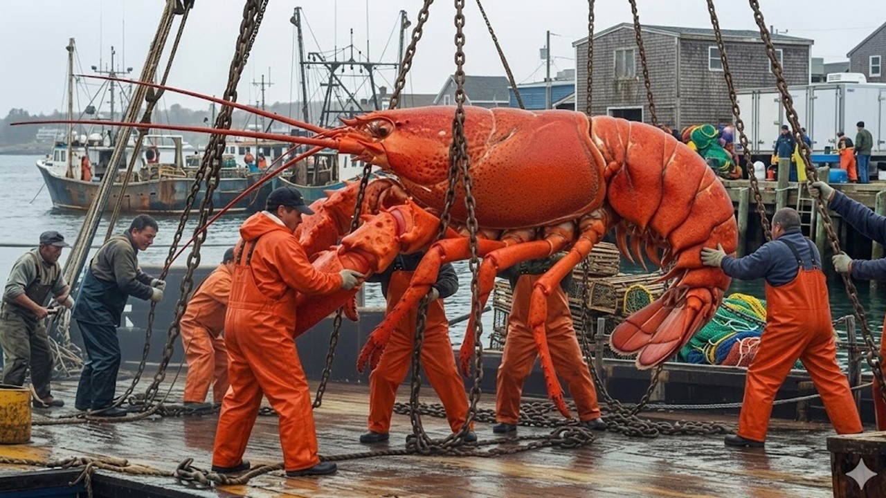 European Fishermen Catch Millions of Giant Lobsters | Peak Seafood Harvest Season