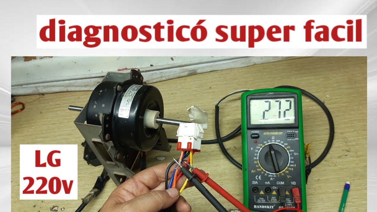 como probar un motor ventilador de aire acondicionado de ventana