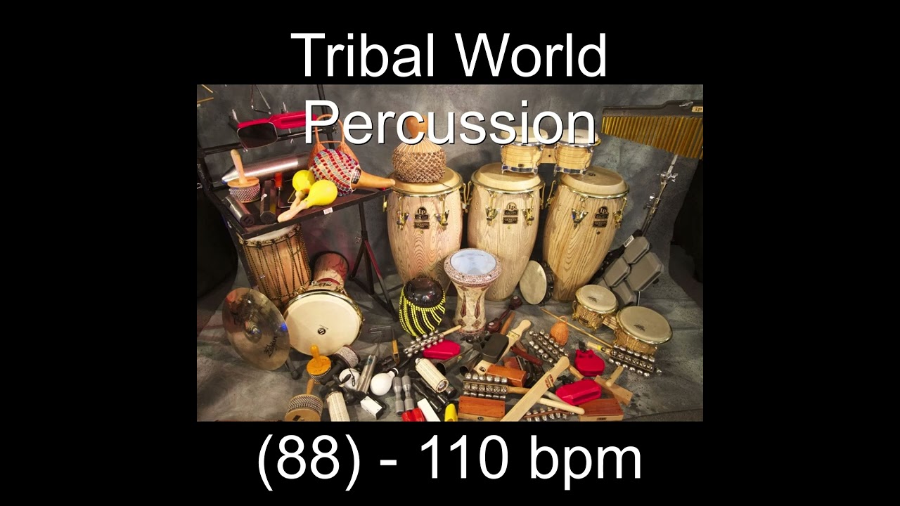 Tribal world percussion 110 bpm