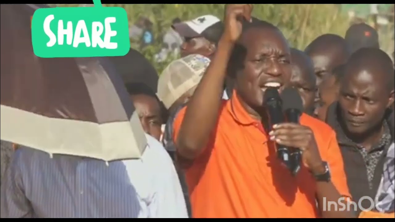See how Simba arati blowes fire at kamkunji grounds during the public ODM  consultative meeting 