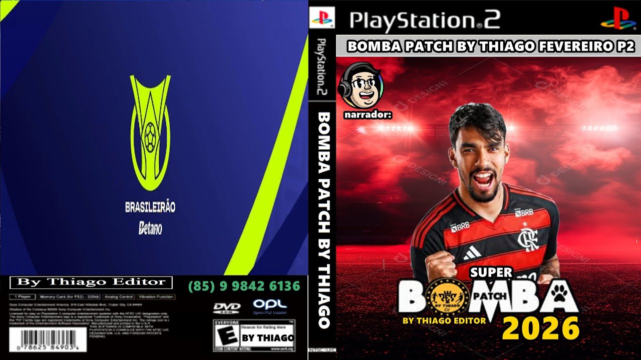 BOMBA PATCH BY THIAGO FEVEREIRO - NOVOS KITS - NOVAS BOLAS - NOVOS PLACARES 