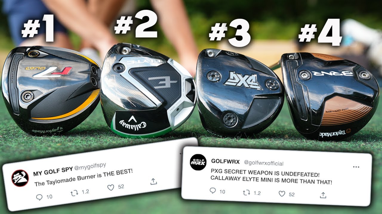 BEST & WORST MINI DRIVERS 2025! (PXG vs R7 vs Burner vs Elite)