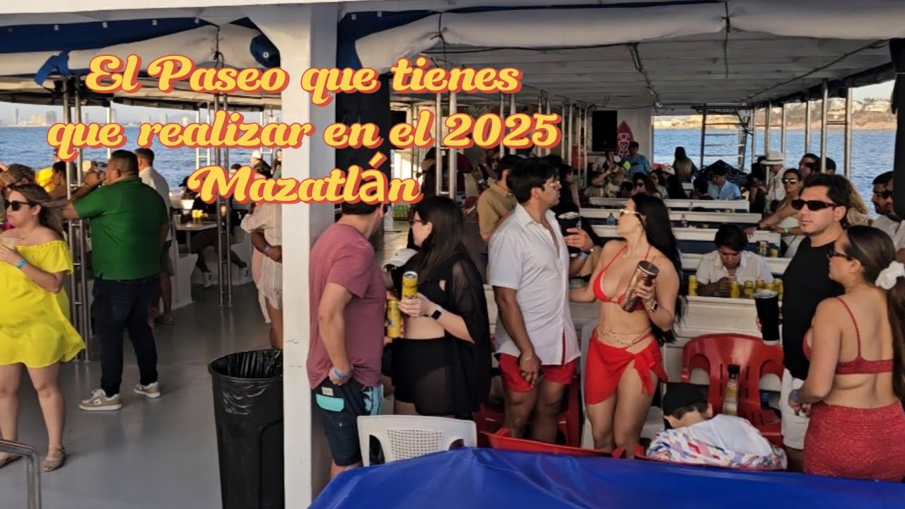 Este Paseo es el Numero 1 actualmente en Mazatlán donde combinas Banda Cerveza y paseo en Catamarán