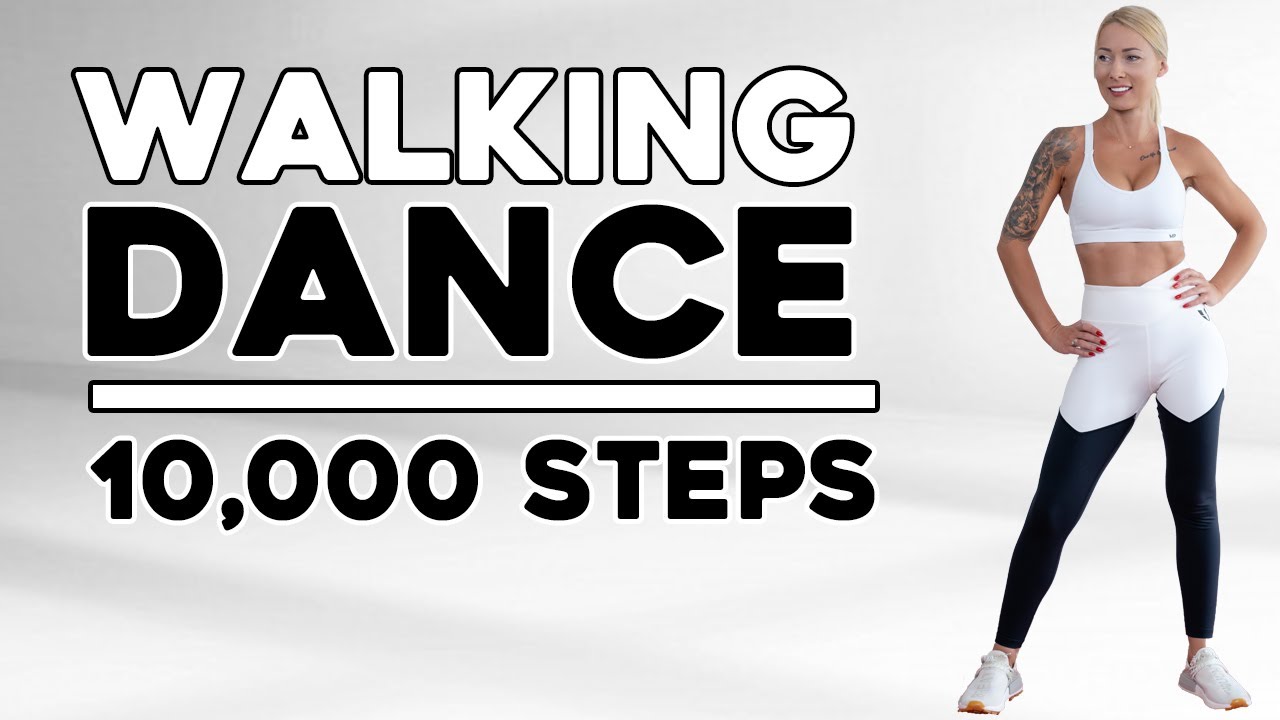 10000 STEPS IN 60 MIN - Walking Cardio Dance Workout to Burn Fat, Mood Booster, No Repeat No Jumping