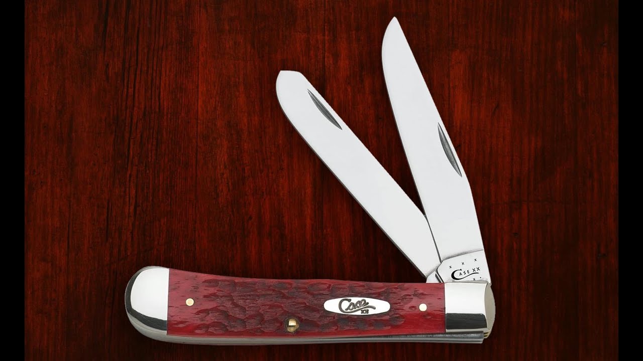 The Case Trapper In Red Gigged Bone.