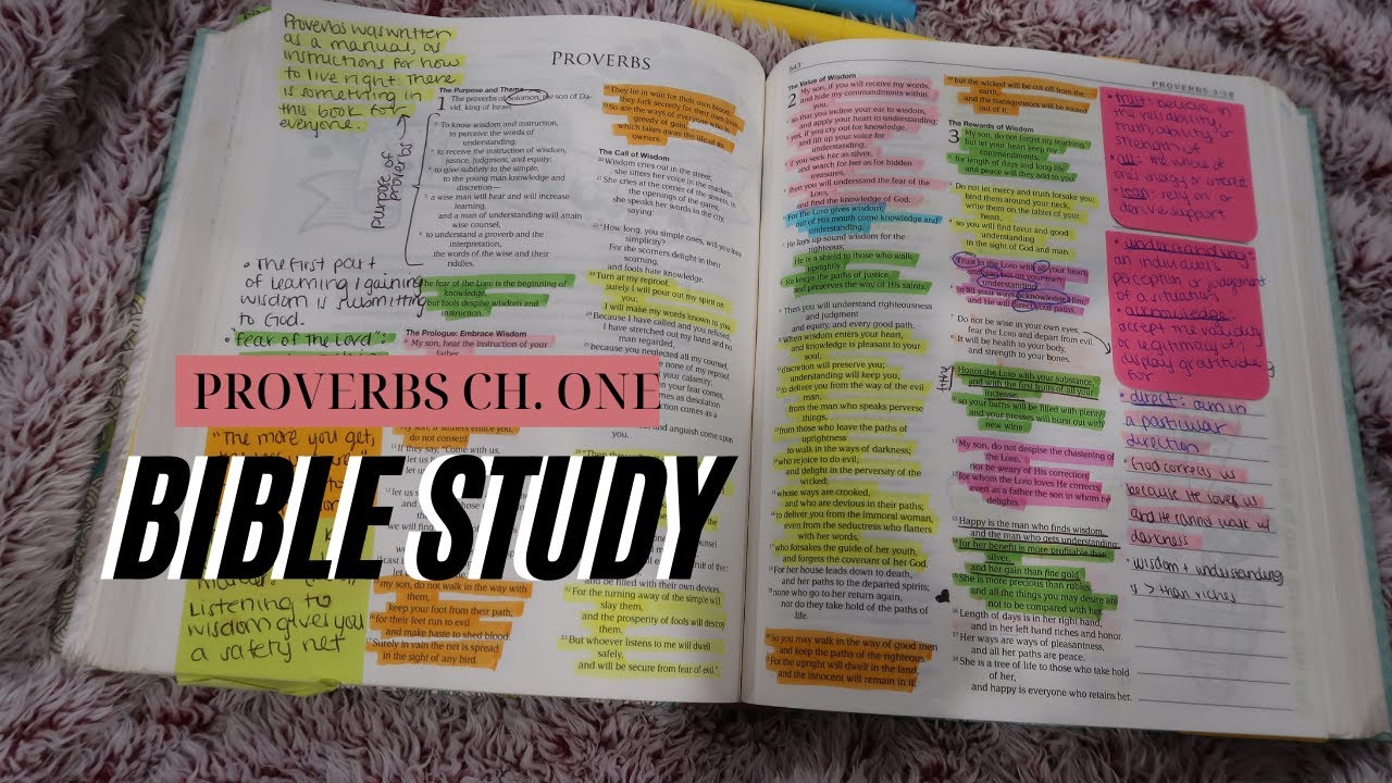 PROVERBS ONE | LIVE Bible Study With Me | Ashtyn Washington