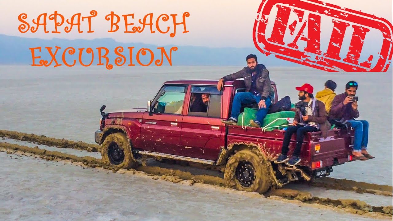 Sapat Beach Fail Excursion | Vehicles Stuck in Mud | Balochistan Travel