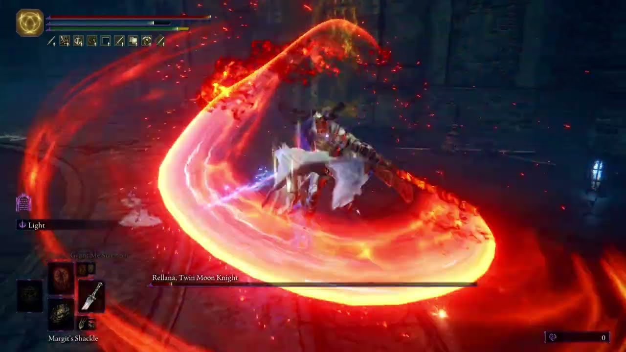 Rellana, Twin Moon Knight NG+2 No Hit Using Sword of Light | Elden Ring