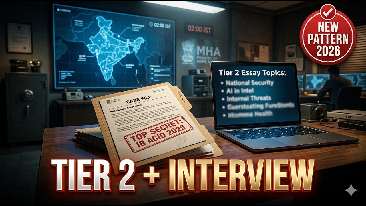 IB ACIO 2025 Tier 2 and Interview guidance.