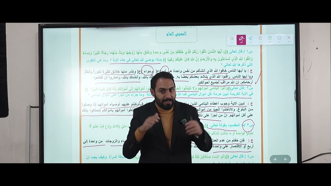 المعنى العام (سورة النساء)  