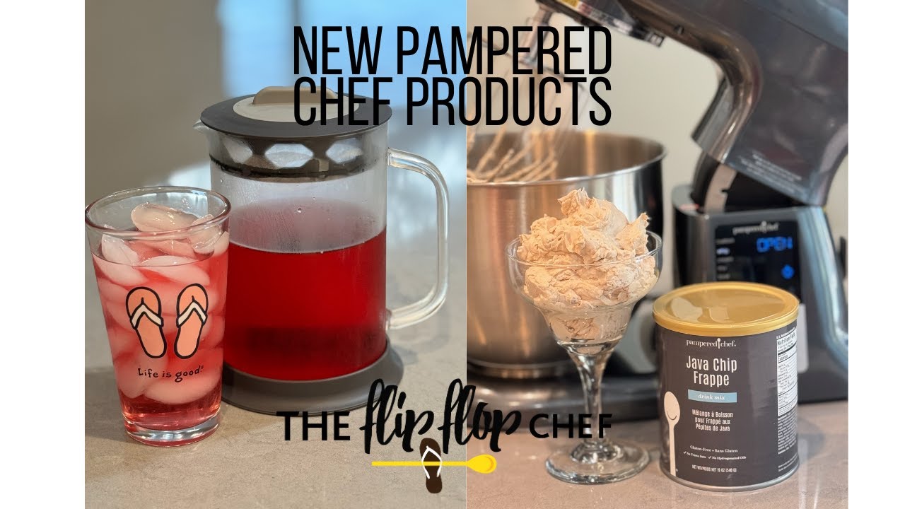 Pampered Chef Summer 2024 Products: Cold Brew Pitcher, Frappe Mixes and Cold Brew Coffee!