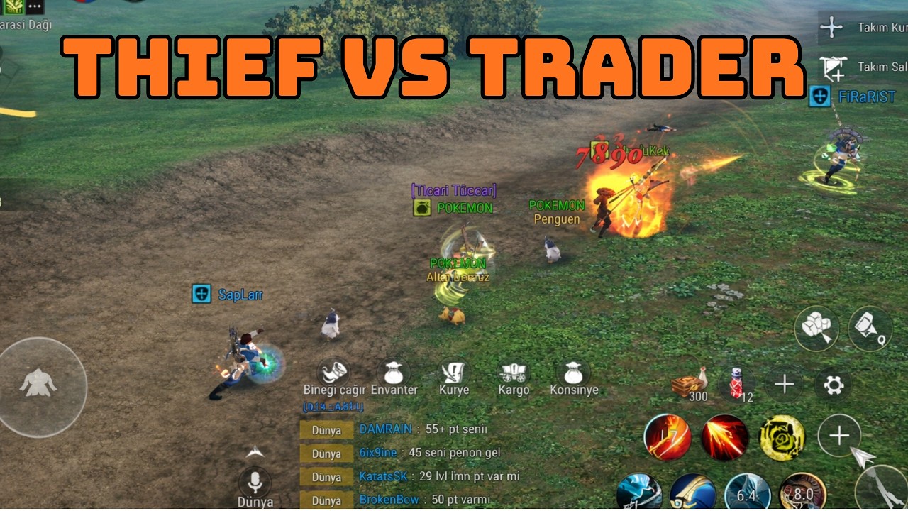 SİLKROAD ORİGİN MOBİLE TÜRKİYE THİEF VS TRADER