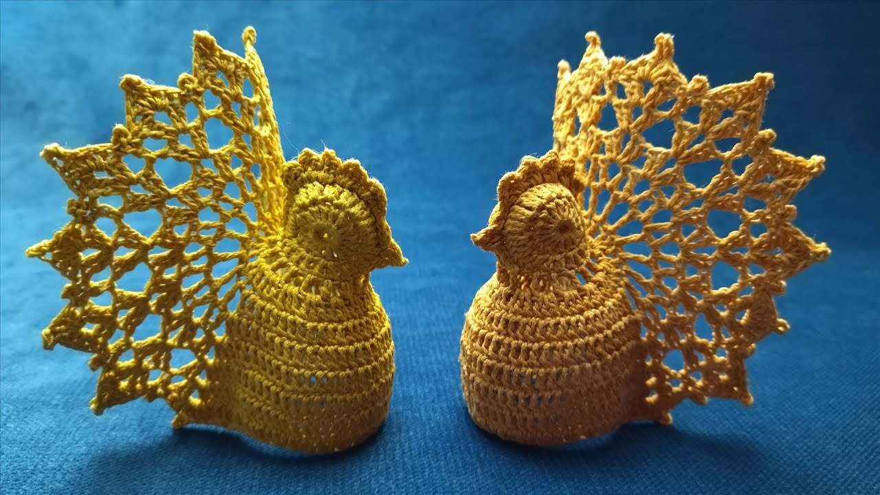 Kurka 3D szydełkiem - Wzór 2 Aurelii - Szydełko