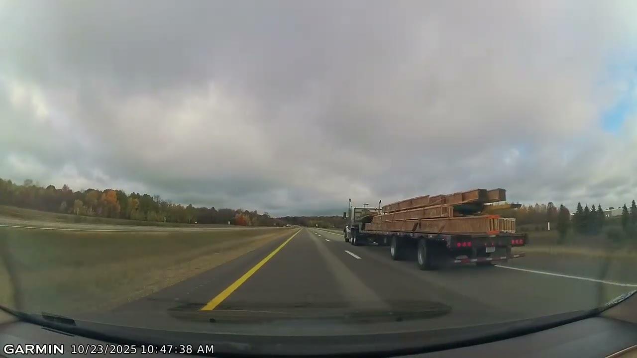 Drive View - Cadillac, Michigan To Traverse City, Michigan - 10/23/2025