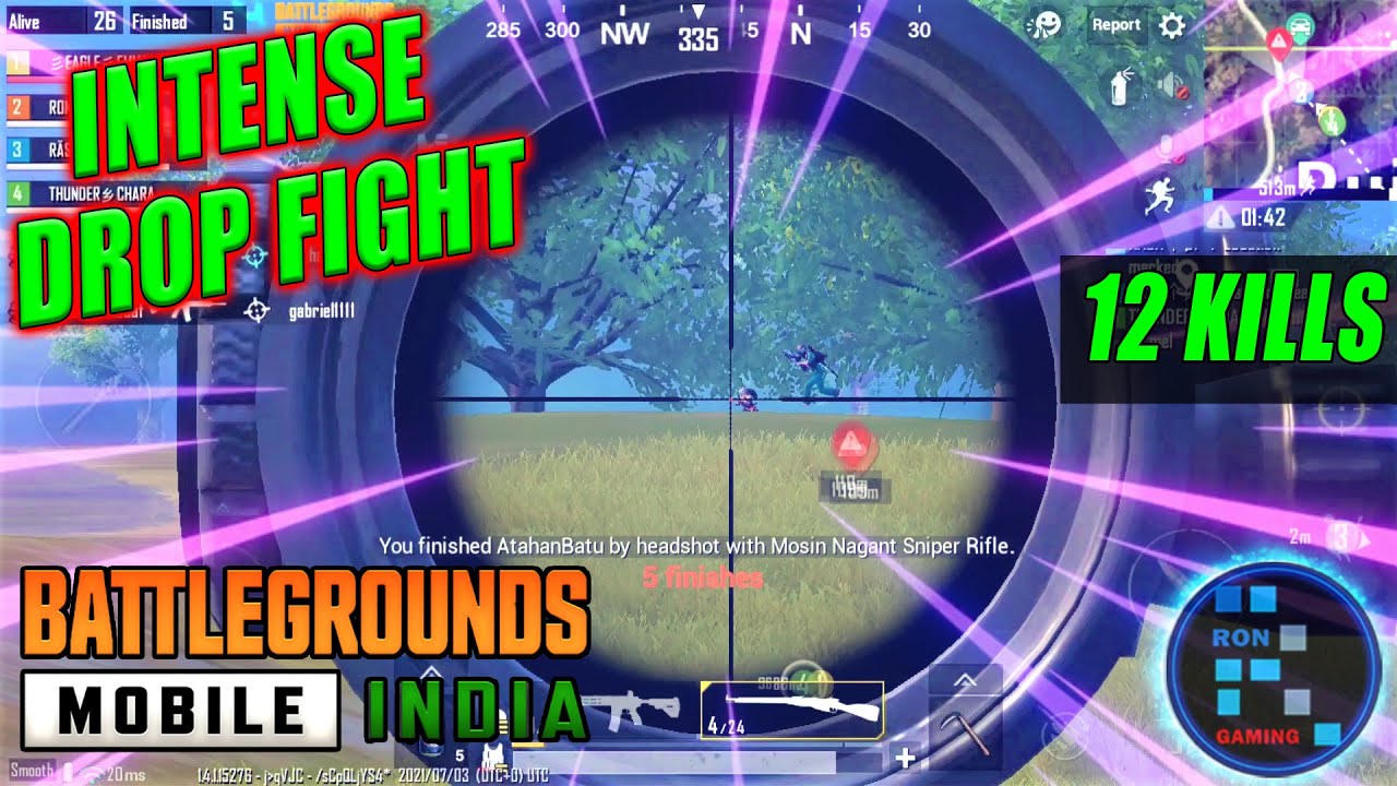 BGMI |  We Had An Intense Fight With Enemies For The Air Drop
