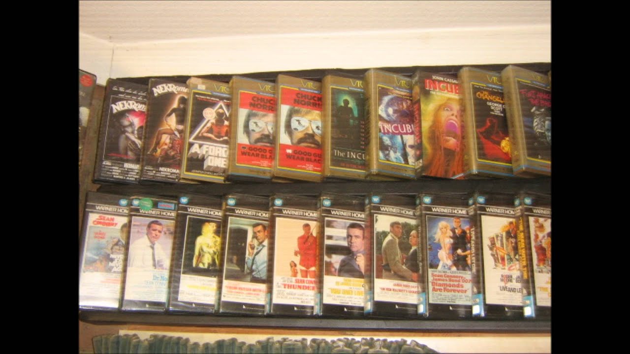 My Awesome VHS Video Film Collection (quick look movie)