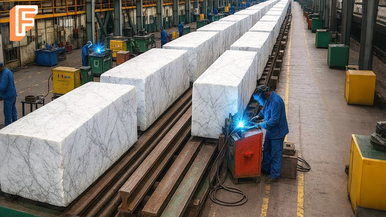 How Millions of Marble Slabs Worth Billions Of Dollars Are Made — From Quarry To Masterpiece