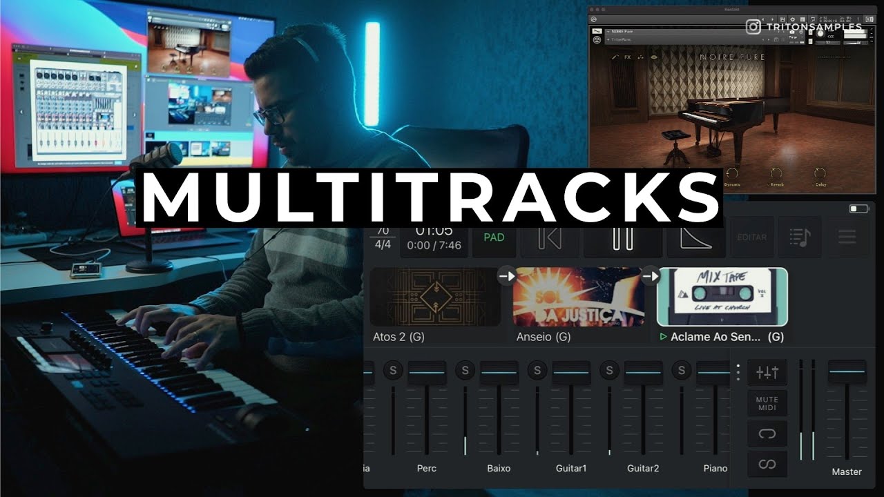 Como utilizar o Multitracks !