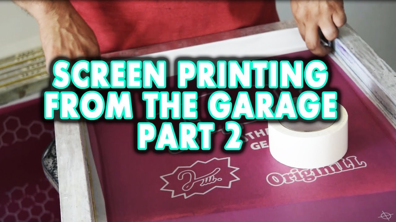 Screen printing from the garage (part 2)