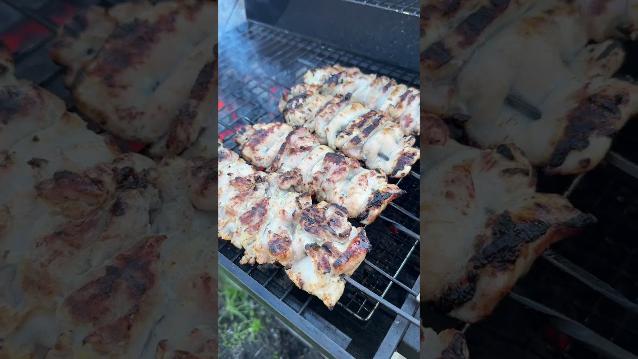 Grillade Kycklingspett