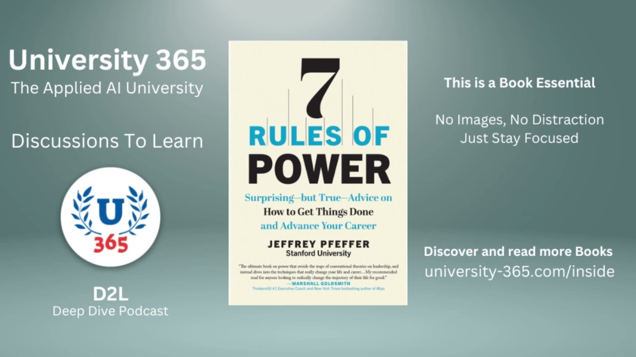 7 Rules of Power: Surprising Strategies to Get Ahead by Jeffrey Pfeffer
