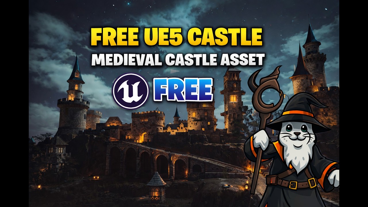 Unreal Engine FREE Medieval Castle Map &ndash; How to Download & Run It (UE5) #Shorts