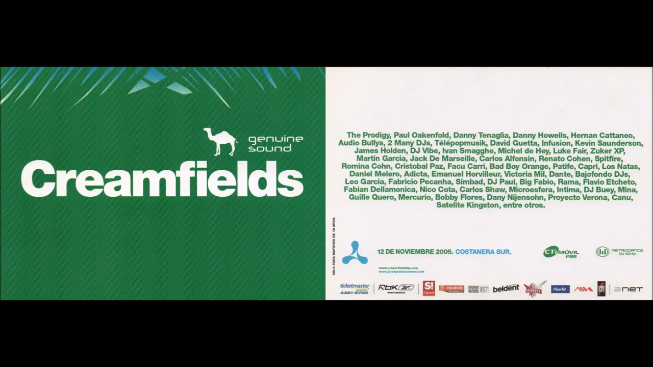 James Holden live at Creamfields  Buenos Aires 2005