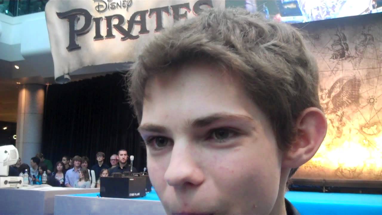 Robbie Kay at Pirates of the Caribbean: On Stranger Tides