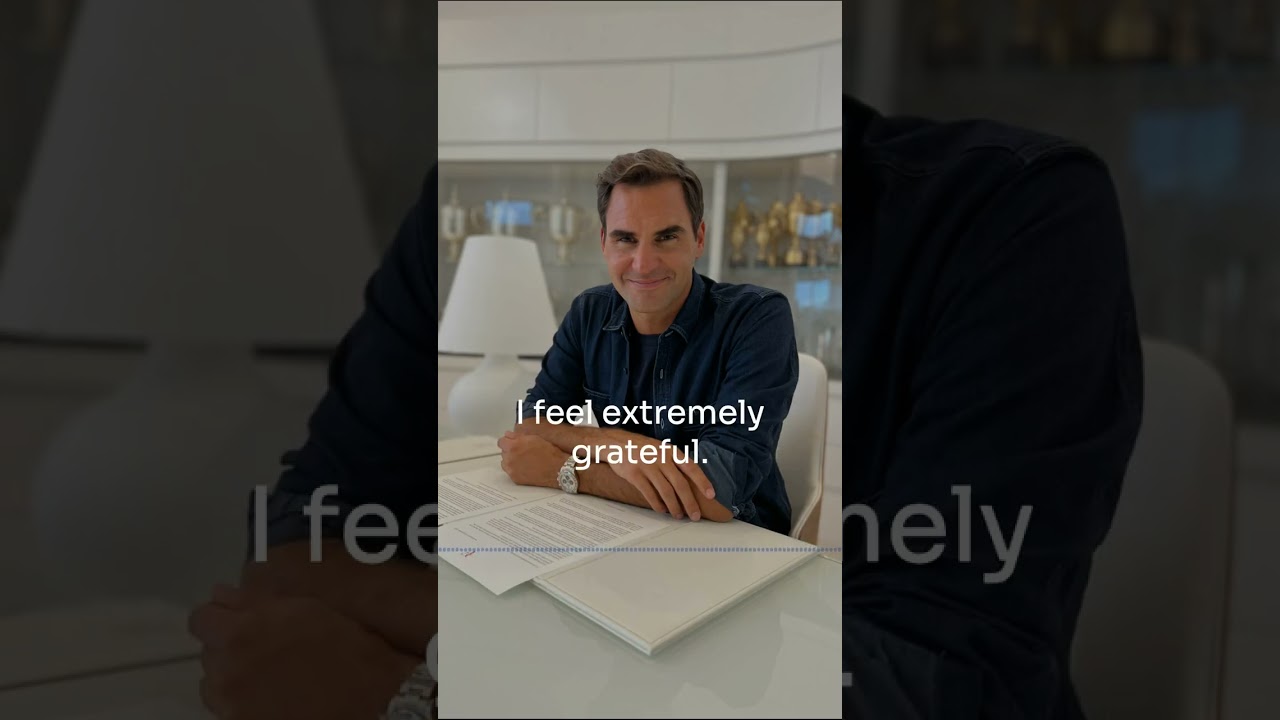Roger Federer Retirement Speech I To my Tennis Fans and Beyond ❤️