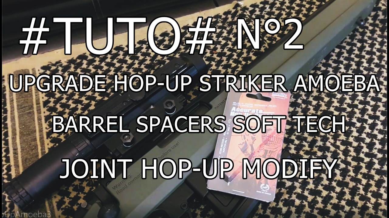 #UPGRADE# Hop Up AMOEBA SRIKER + Barrel Spacers SOFT TECH