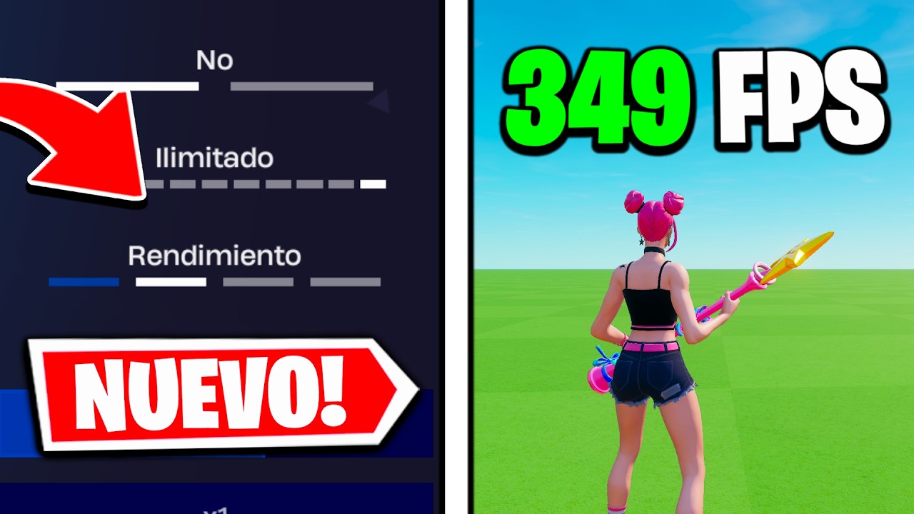 NUEVO MODO RENDIMIENTO para FORTNITE ✅ AUMENTA tus FPS
