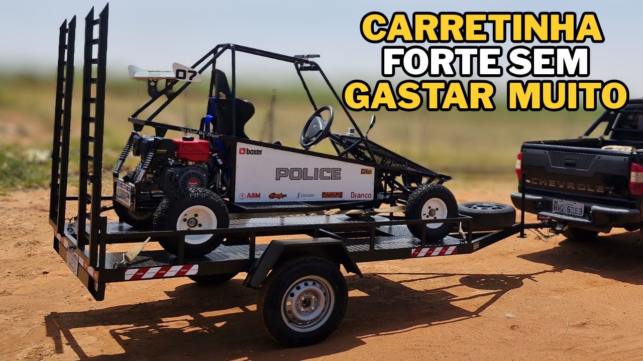 Como Fabricar uma Carretinha (Reboque)  - Documentação Parte 1/3