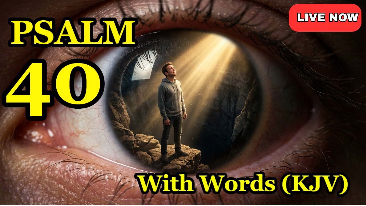LIVE: Before You Sleep — Psalm 40 (KJV) | God Lifts You Out of the Pit