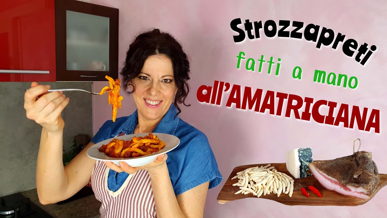 СТРОЗЗАПРЕТИ АЛМАТРИЧИАНА. ДОМАШНЯЯ паста и вкуснейший соус! - Паста Аматричиана