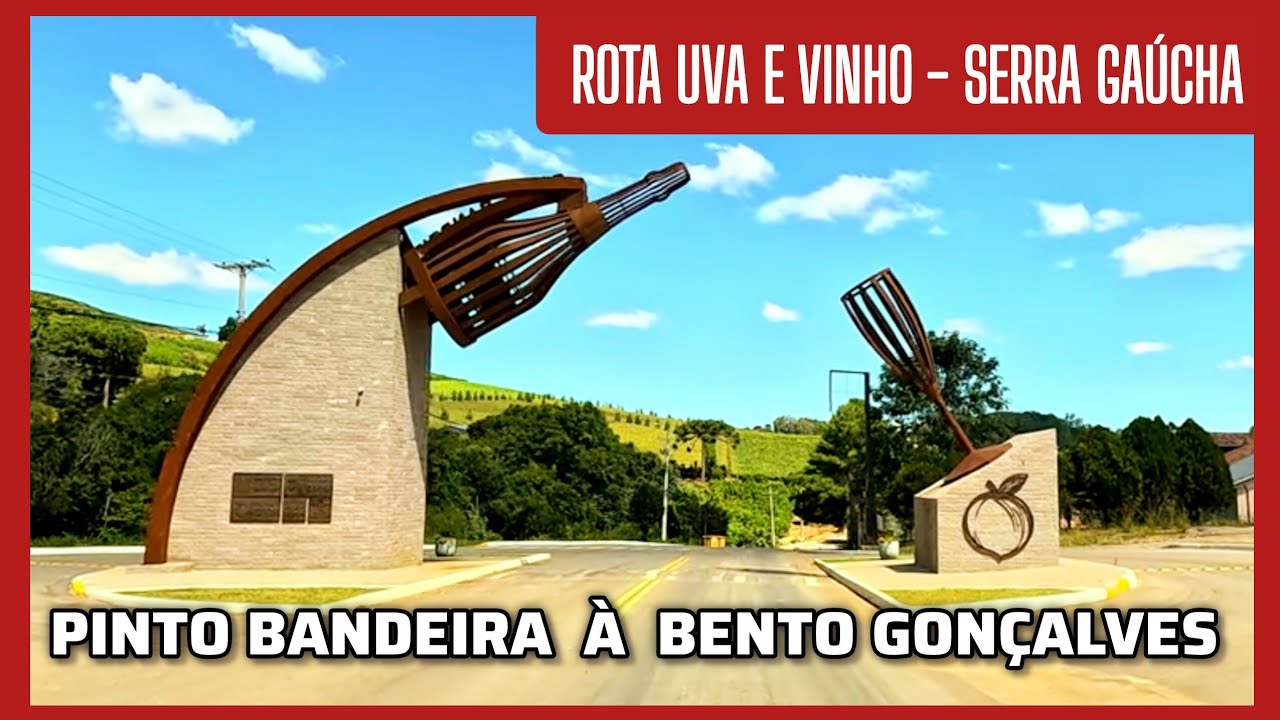 Rota da Uva e Vinho: Pinto Bandeira à Bento Gonçalves em 4KUHD