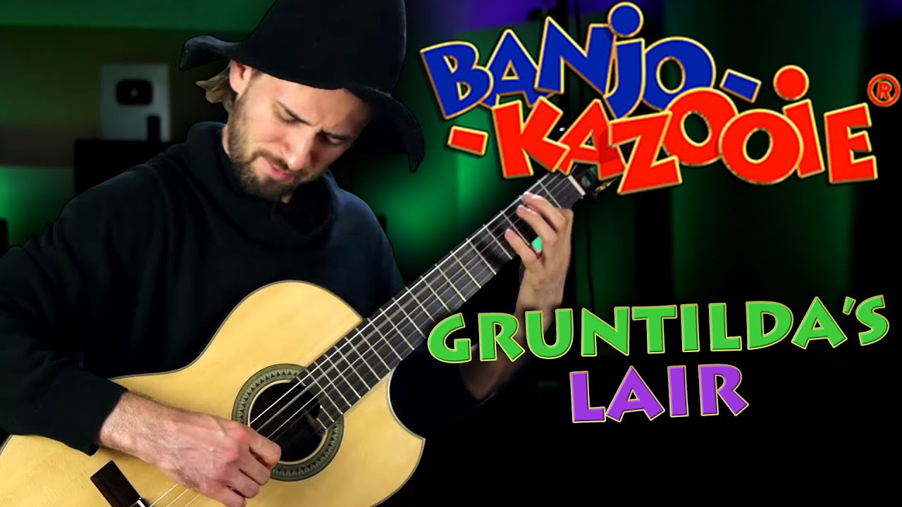BANJO KAZOOIE on Classical Guitar - Gruntilda's Lair