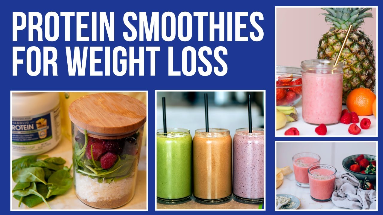 How to Meal Prep a Week of Healthy Protein Smoothies for Weight Loss!