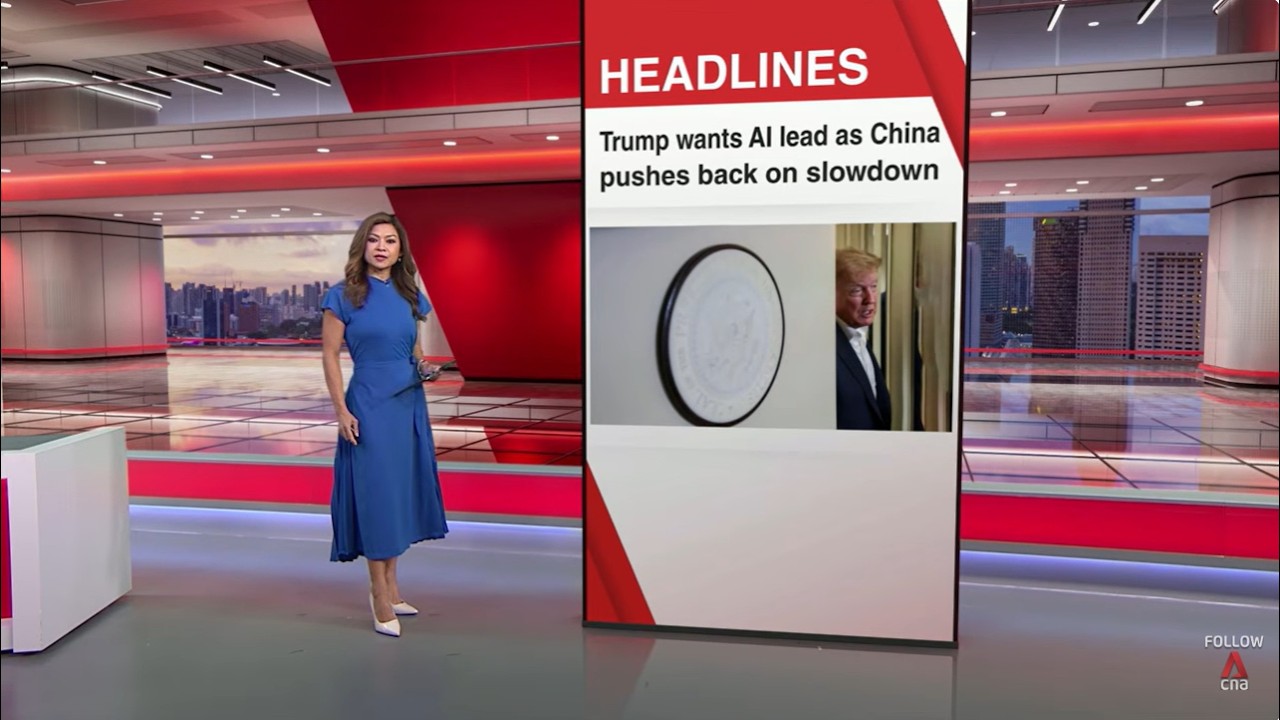 China rebuts US efforts of using Cold War tactics to win AI race | East Asia Tonight 14 Sep 2026