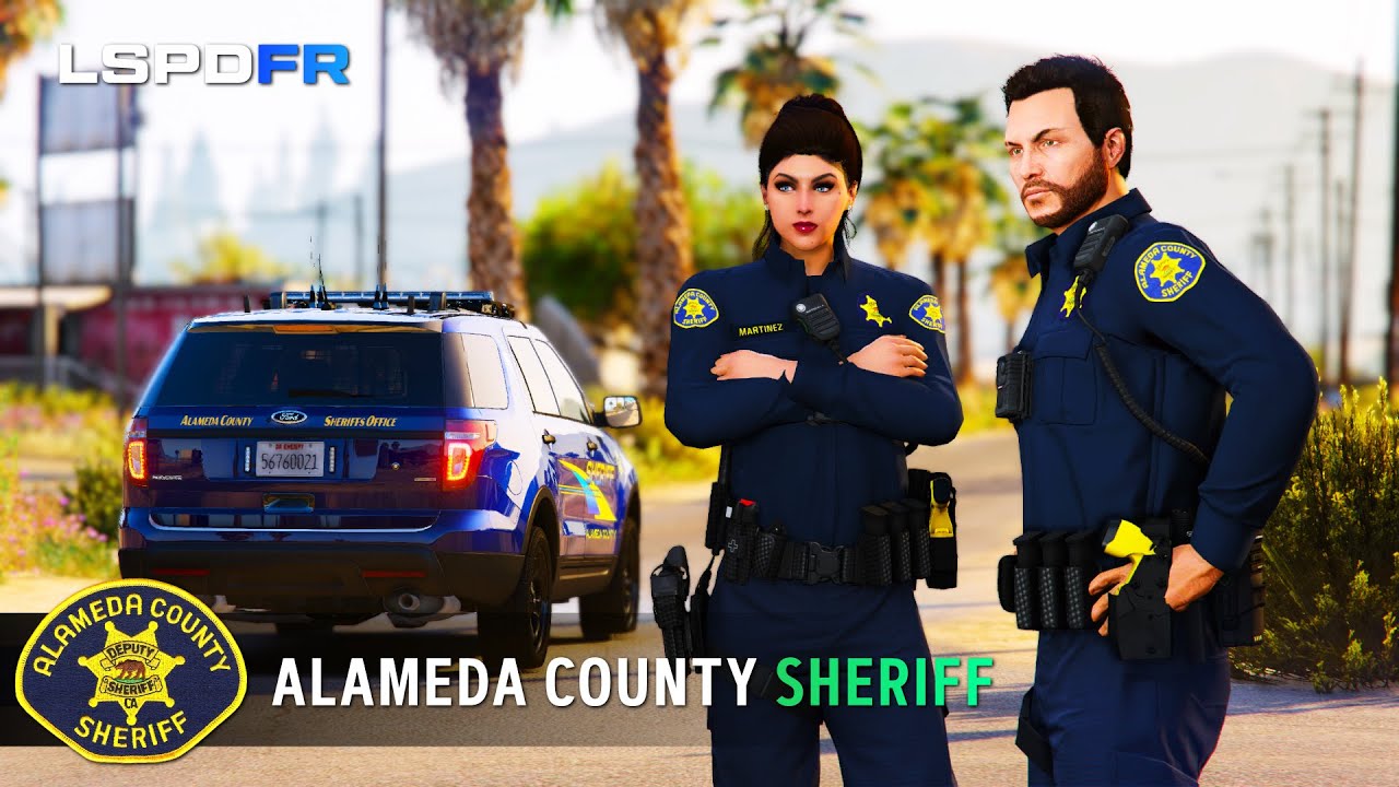 Gang Shootout on the Joshua Road | Alameda County Sheriff | GTA5 LSPDFR