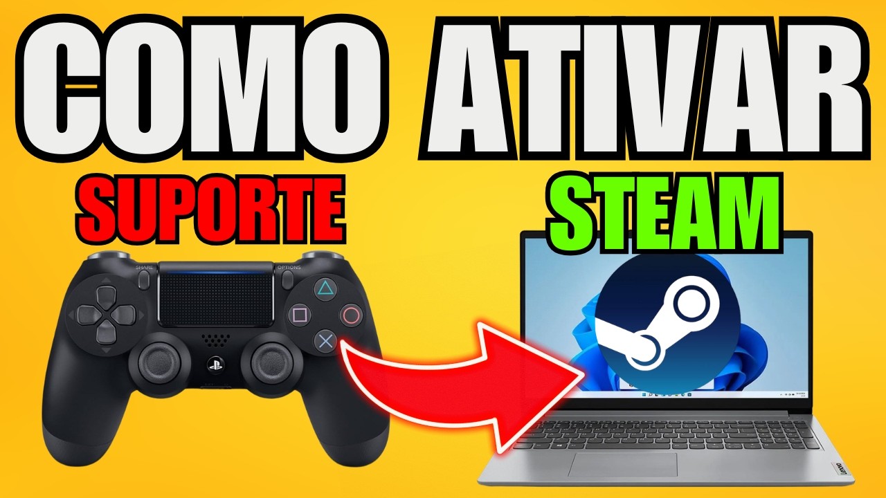 Como Ativar o Suporte de Controle de Ps4 na Steam (2026) Passo a Passo