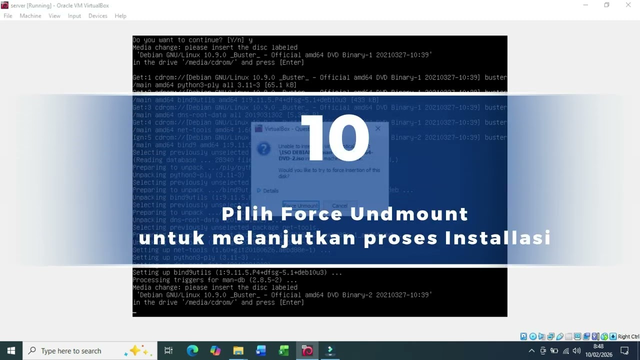 Konfigurasi DNS, MySQL, PHP Apace  pada Debian 10