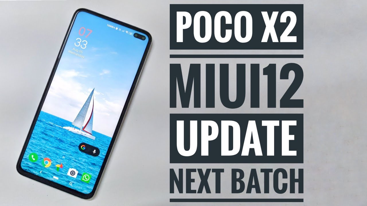 Poco X2 MIUI 12 update August 2020 | Miui 12 update on Poco X2 |Miui 12 update on Poco X2