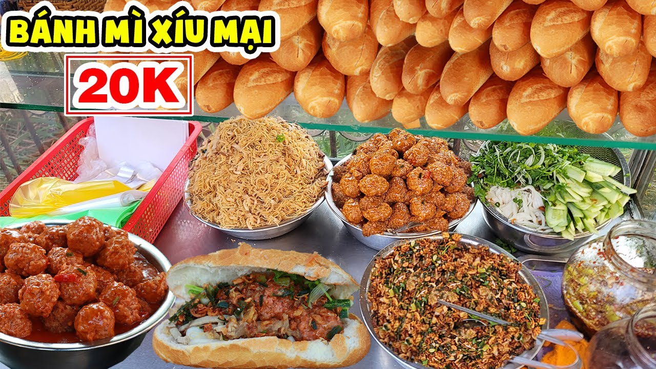 Bánh Mì Xíu Mại 20K Ngày Bán Gần 200 Viên Nức Tiếng Khu Đường Ray Q3