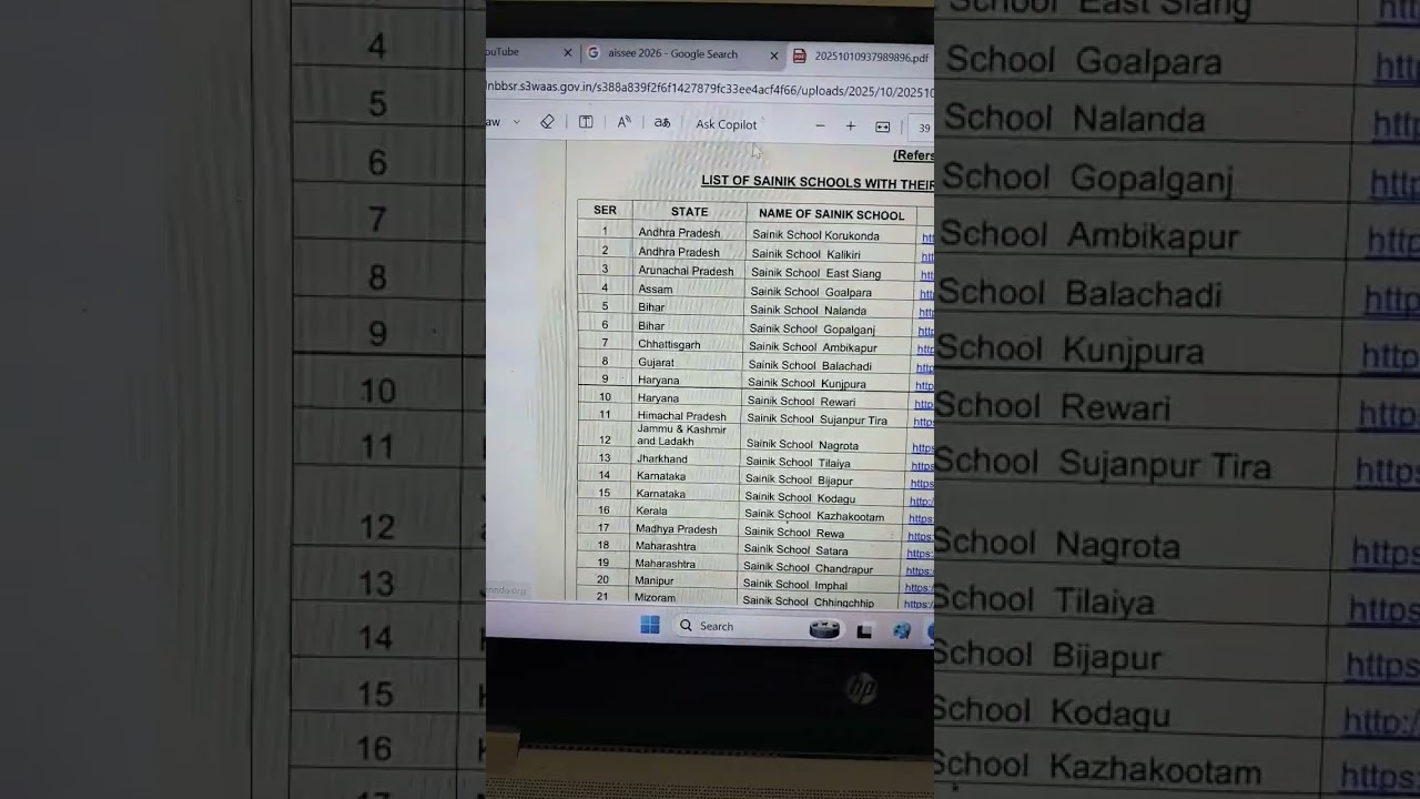 AISSEE-2026 , SAINIK SCHOOL NOTIFICATION EXPLAINED.