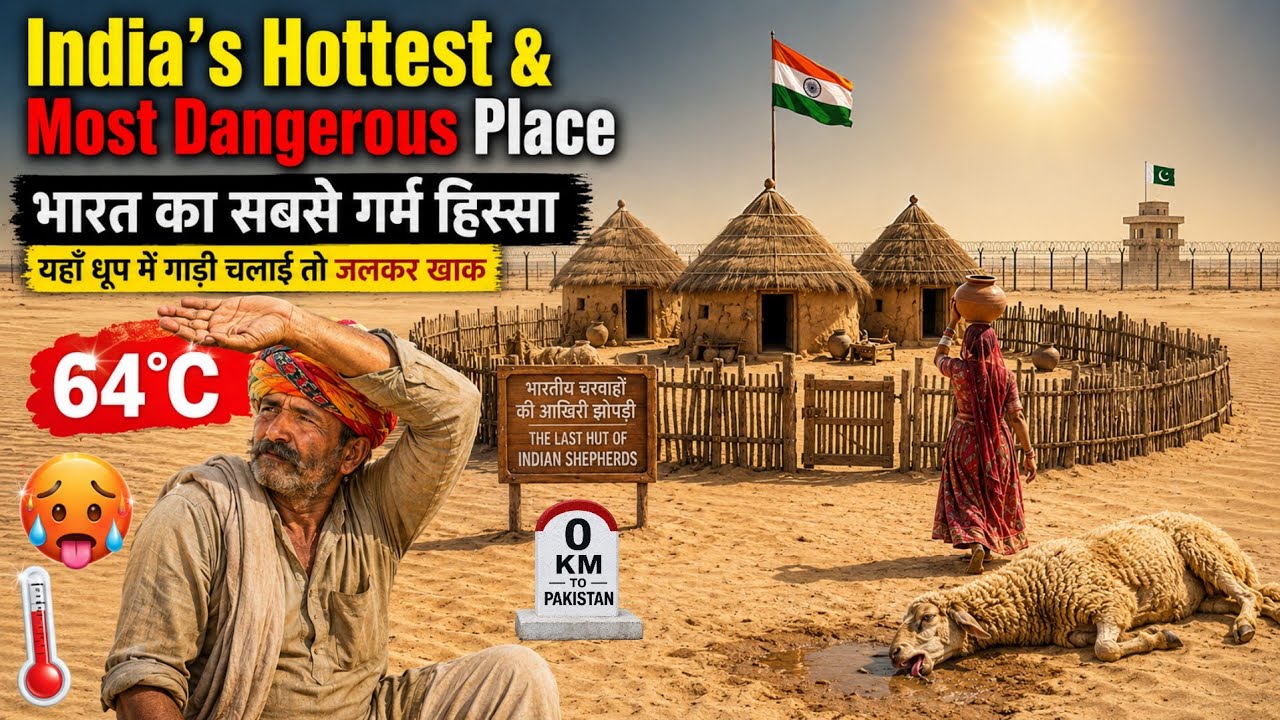 Surviving India&rsquo;s Hottest Place 🥵 | Where Heat Feels Deadlier Than Hell | Extreme Thar Desert Life