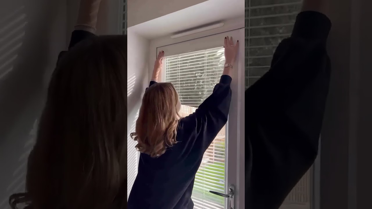 Intu Blinds Installation😍  #nodrillblinds #diyshutters #easydiy #homedecor