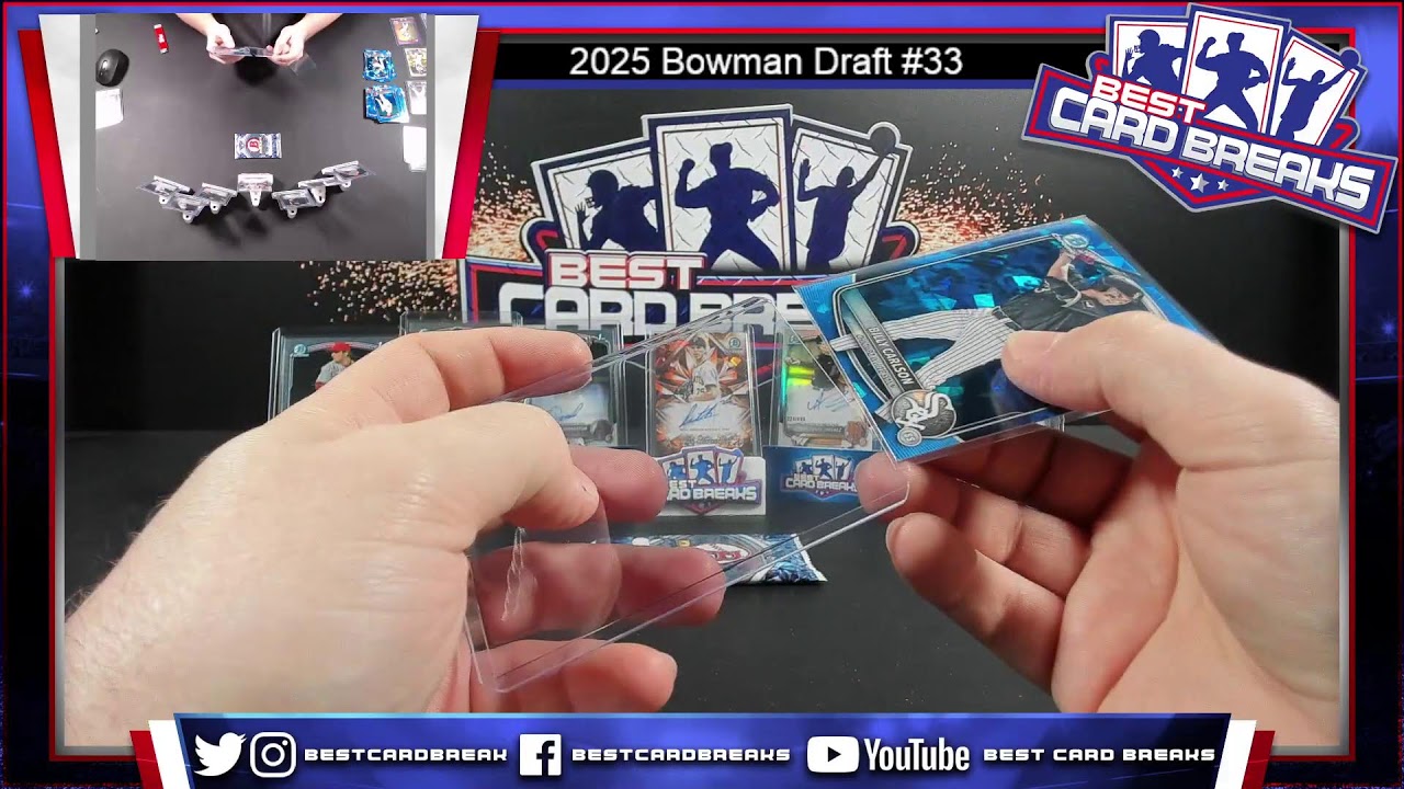 2025 Bowman Draft #33 - 3 Box Pick Your Team Mix -  2/25/26