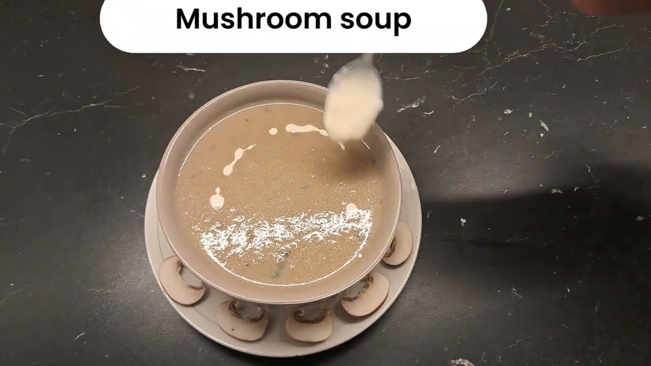 Creamy Mushroom Soup Recipe | Easy Restaurant Style at Home #youtubevideo #youtubeviral #Eatopia