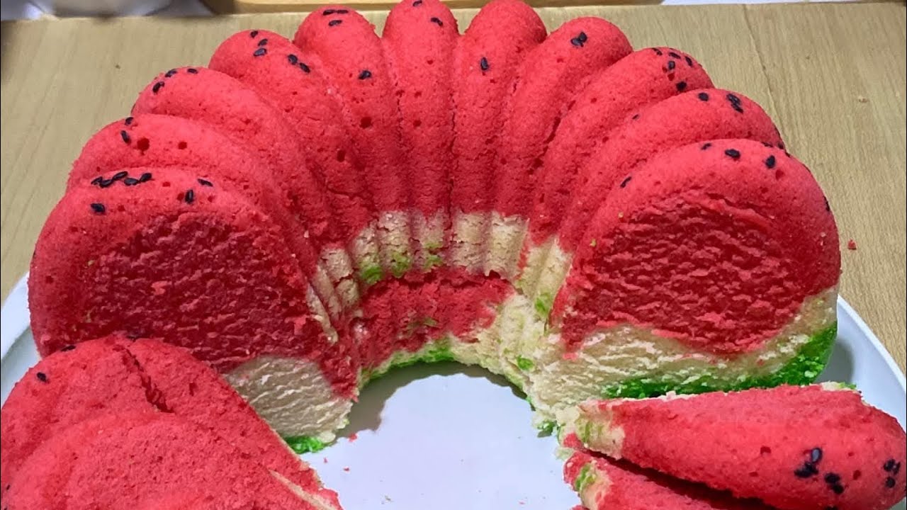 RESEP BOLU KUKUS SEMANGAT🍉 ANTI GAGAL ENAK LEMBUT DAN TIDAK SERET 🍉🍉 #resepantigagal #idejualan
