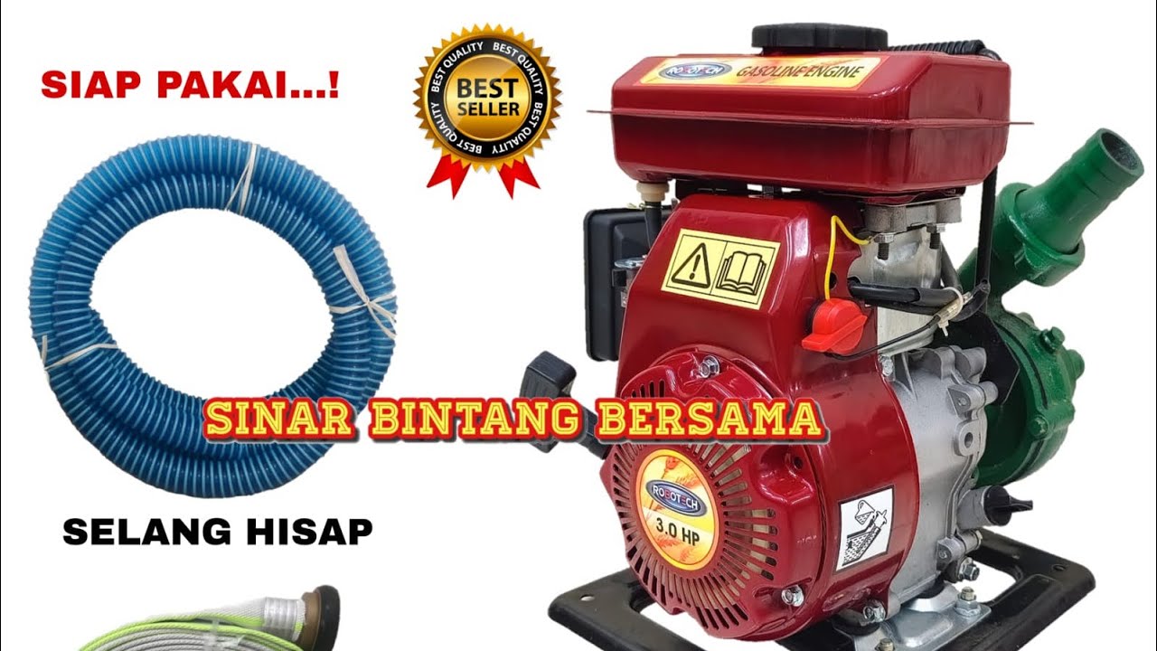 Paket Pompa Jinjing Pemadam Komplit Siap Pakai #damkar 